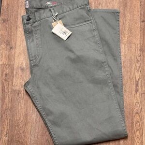 NWT Faherty Men's 40X33 Comfort Twill 5-Pocket Surplus Green Pant